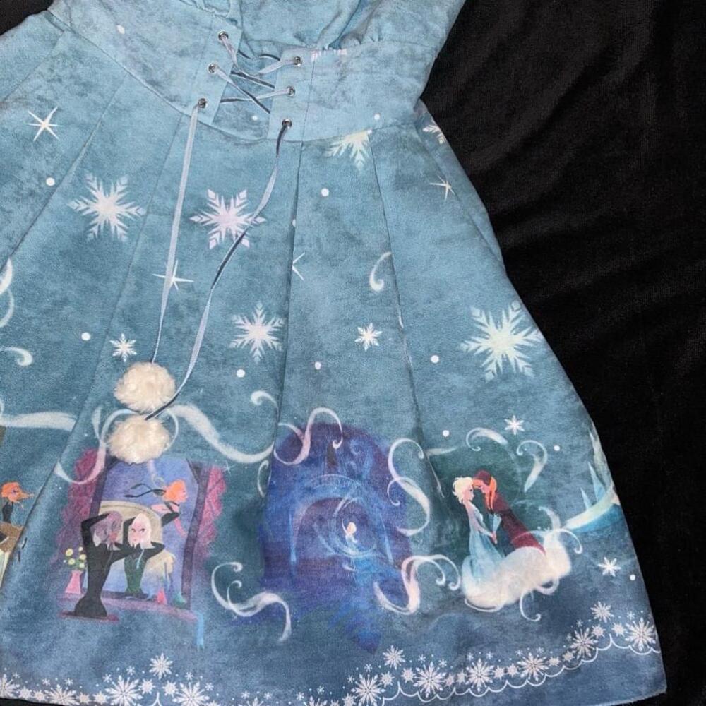 Disney Secret Honey Frozen Anna Elsa Adult Dress Winter Olaf Tagged - Picture 7 of 9